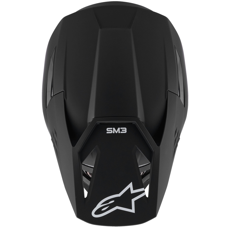 Alpinestars S-M3 Solid Motocrosshelm mattschwarz