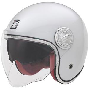Offener Motorradhelm NOX PREMIUM Heritage weiß