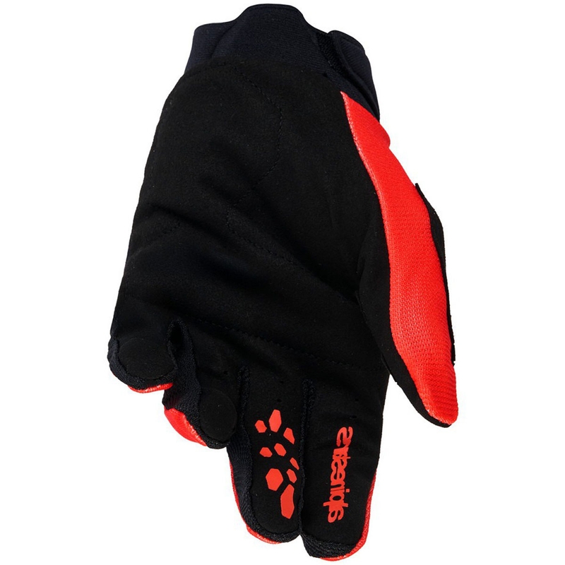 Alpinestars Full Bore V2 Jugend/Kinder Motocross Handschuhe rot schwarz-weiß