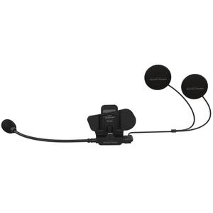 Helmhalterung mit Zubehör für Sena 60S Headset inkl. fest installiertem Mikrofon, schwarz
