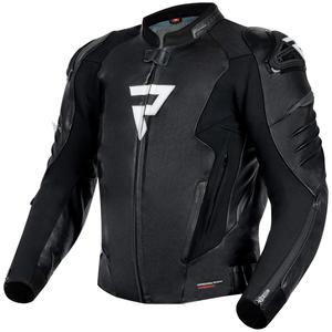 Rebelhorn Veloce Leder Motorradjacke schwarz-weiß