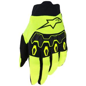 Alpinestars Full Bore V2 Jugend/Kinder Motocross Handschuhe fluo gelb-schwarz