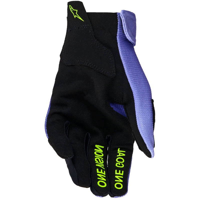 Alpinestars Radar Youth Kinder Motocross Handschuhe Lila-Fluo Gelb