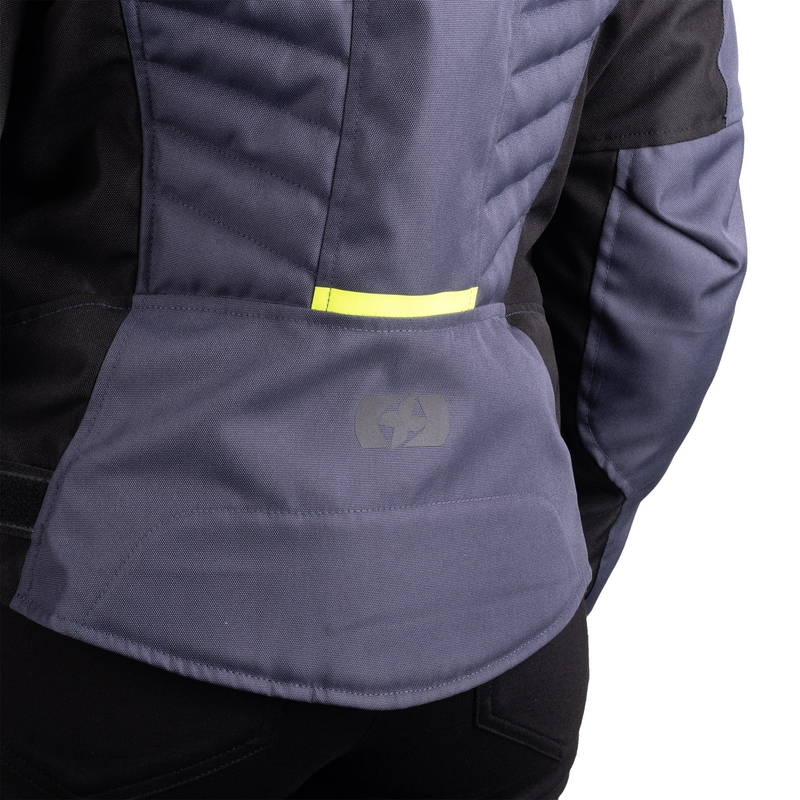 Damen Motorradjacke OXFORD VALENCIA 2D 3.0 schwarz-grau