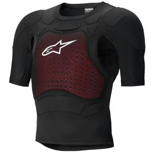 Alpinestars Bionic Plasma LT Kurzarm-Körperprotektor schwarz-rot-weiß