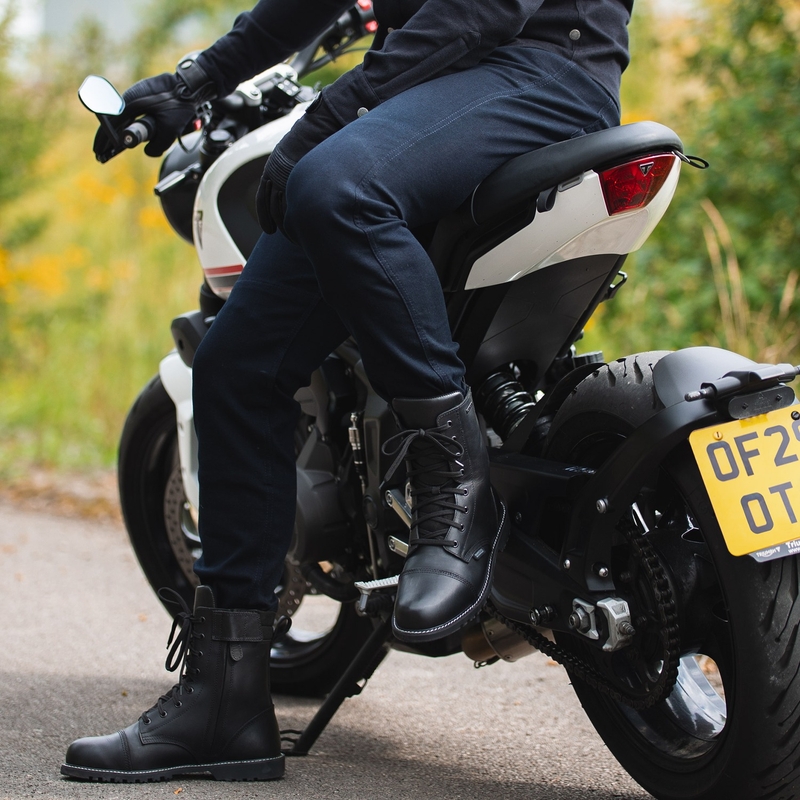 Motorradjeans OXFORD ORIGINAL APPROVED SUPER STRETCH JEANS AA SLIM FIT blau indigo