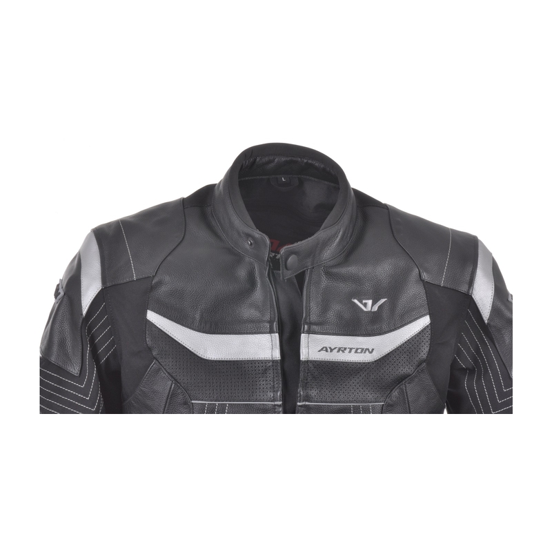 Ayrton Enigma Schwarz Motorrad Jacke Ausverkauf