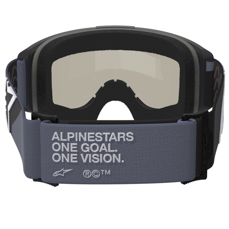 Alpinestars Vision Sand Motocrossbrille schwarz-grau mit dunkel getönter Linse