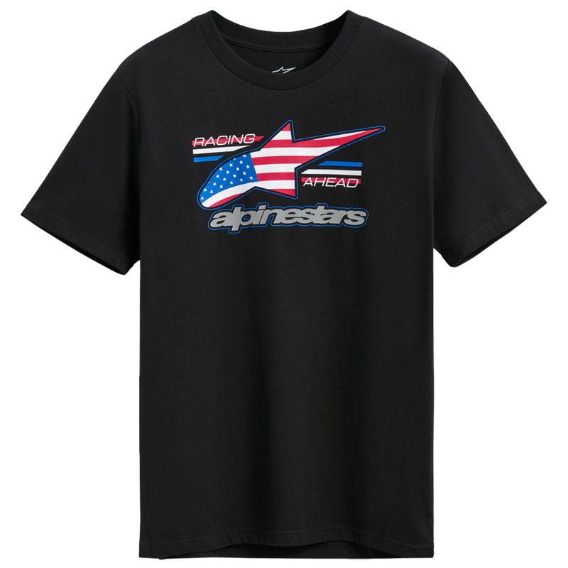 Alpinestars Nationals CSF T-Shirt schwarz-rot-blau-weiß