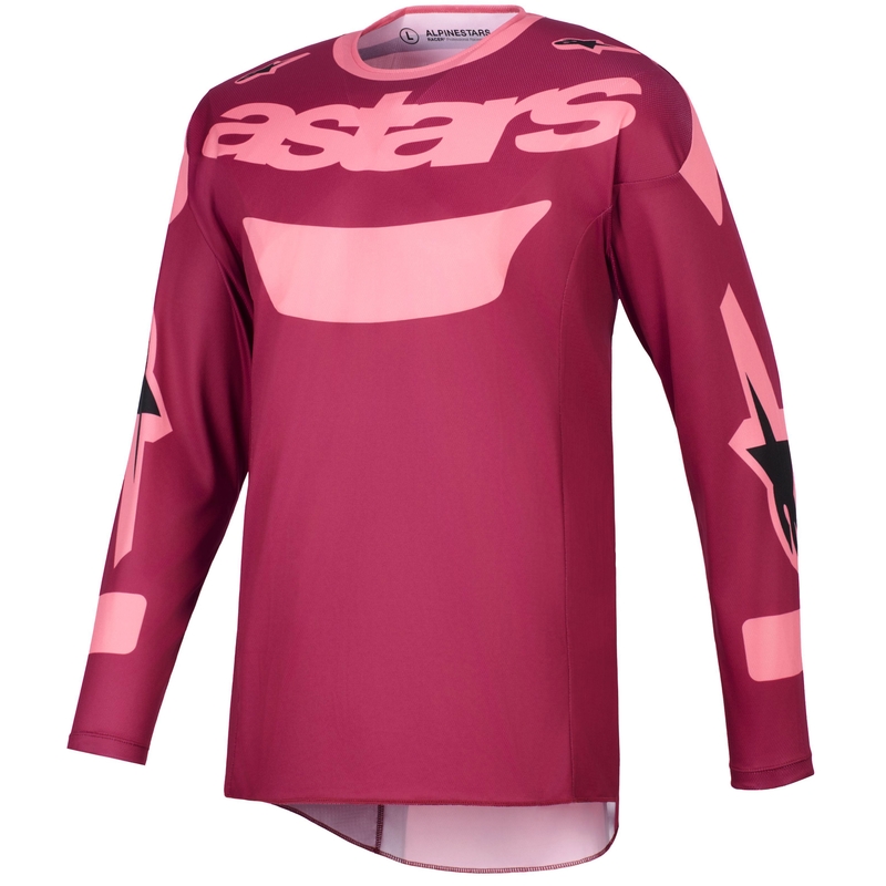 Alpinestars Racer Riway Motocross-Trikot dunkelrot-koralle