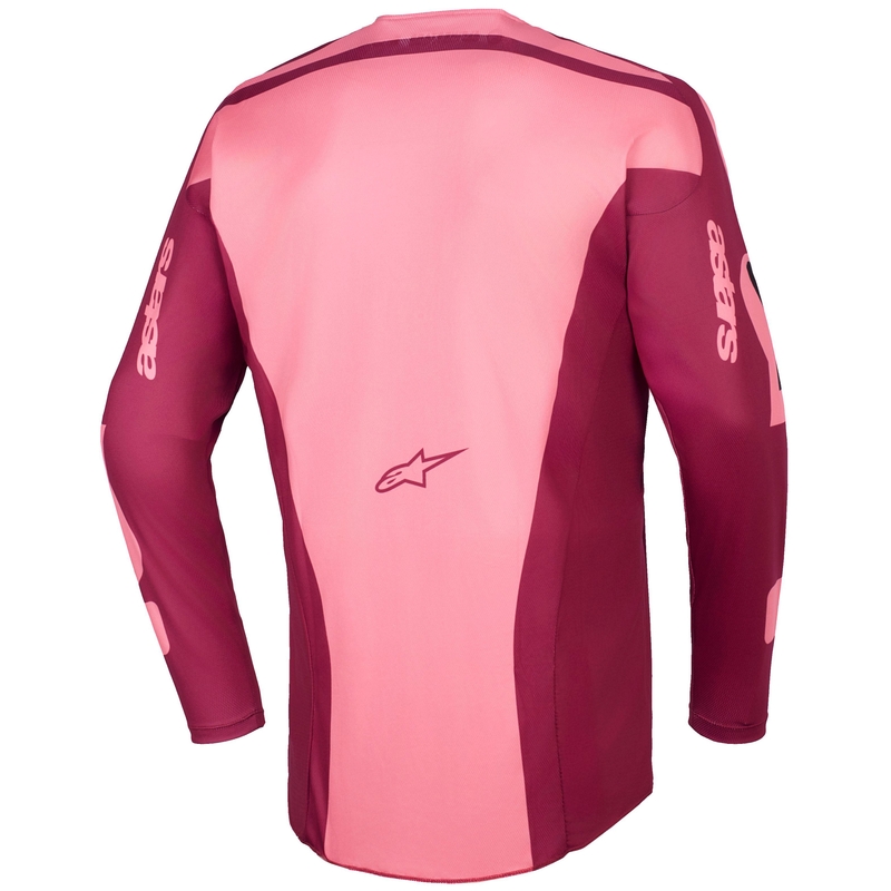 Alpinestars Racer Riway Motocross-Trikot dunkelrot-koralle