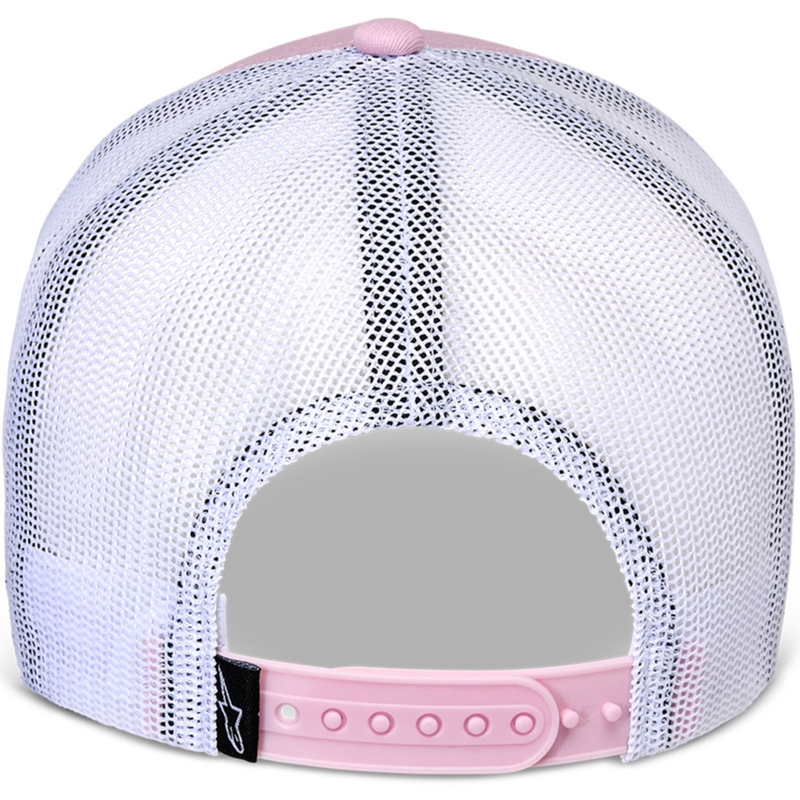 Alpinestars Flag Snap Hat rosa-weiß
