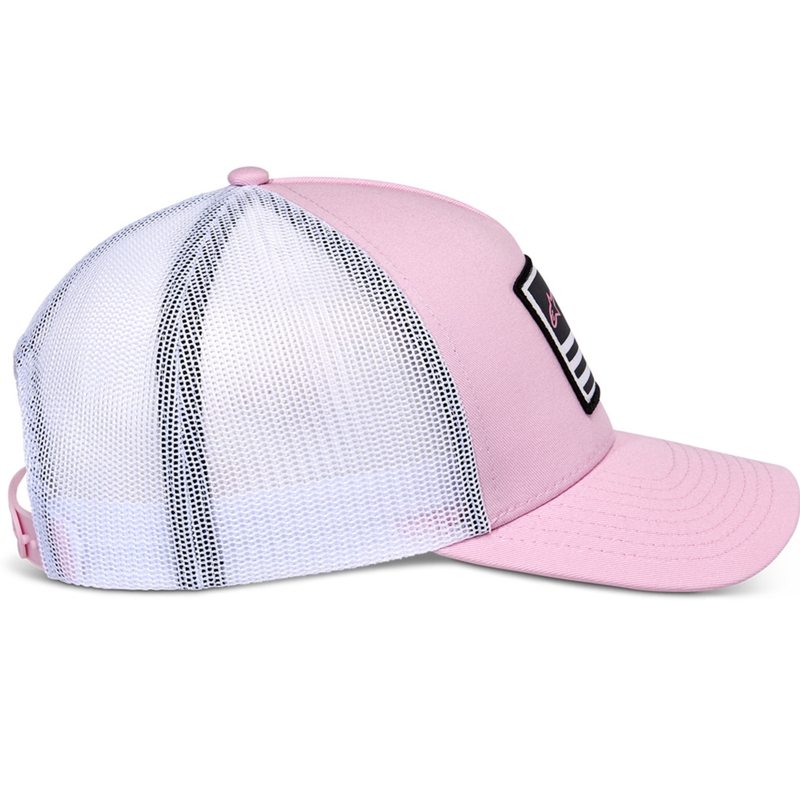 Alpinestars Flag Snap Hat rosa-weiß