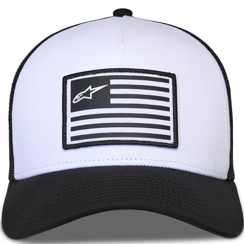 Alpinestars Flag Snap Hat weiß-schwarz