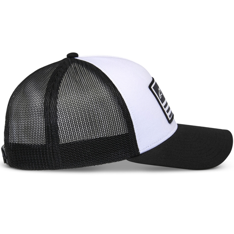 Alpinestars Flag Snap Hat weiß-schwarz