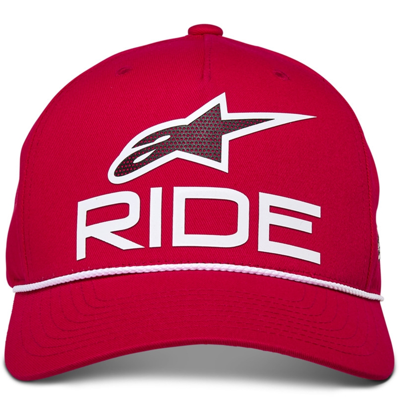Alpinestars Ride Comp Snapback Cap rot-weiß-schwarz