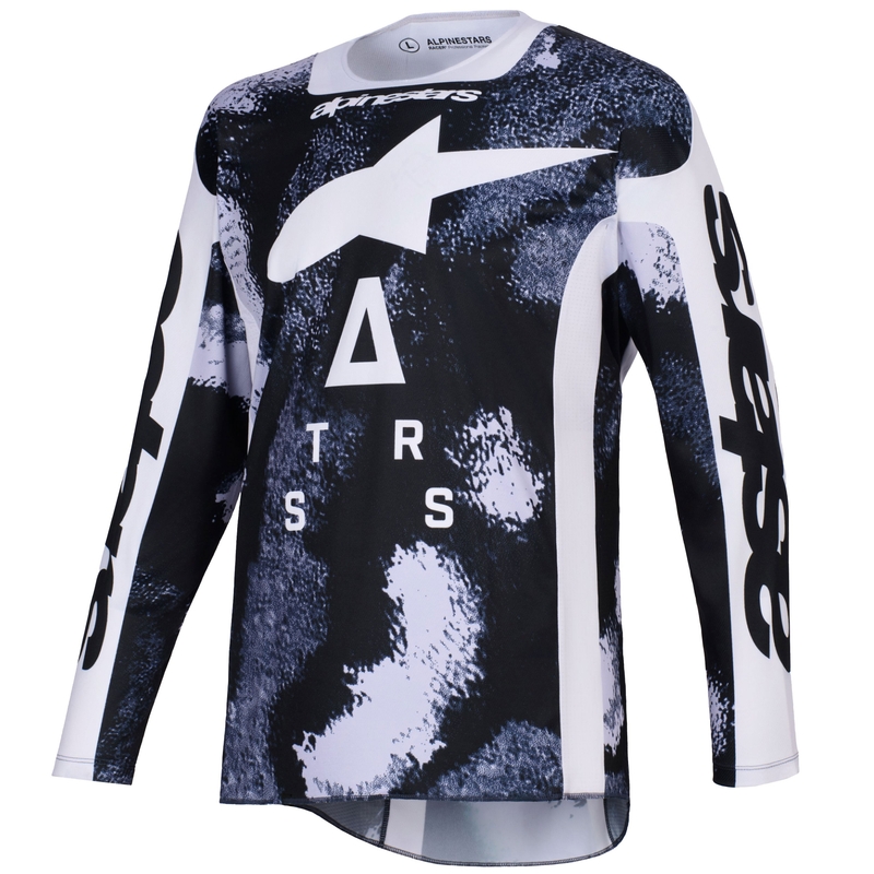 Alpinestars Racer Lahnd Motocross-Trikot grau-camo