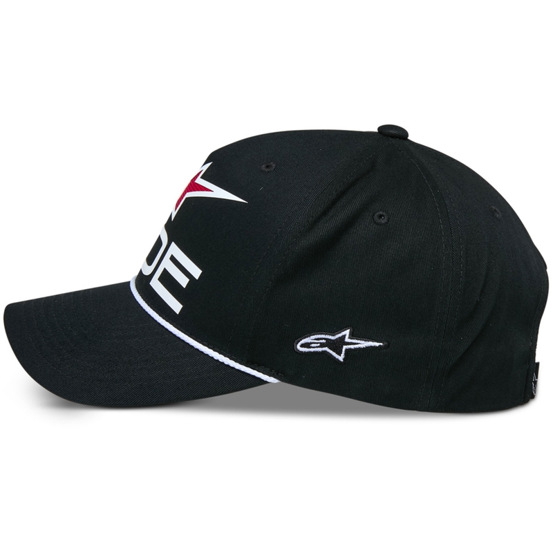 Alpinestars Ride Comp Snapback Cap schwarz-weiß-rot