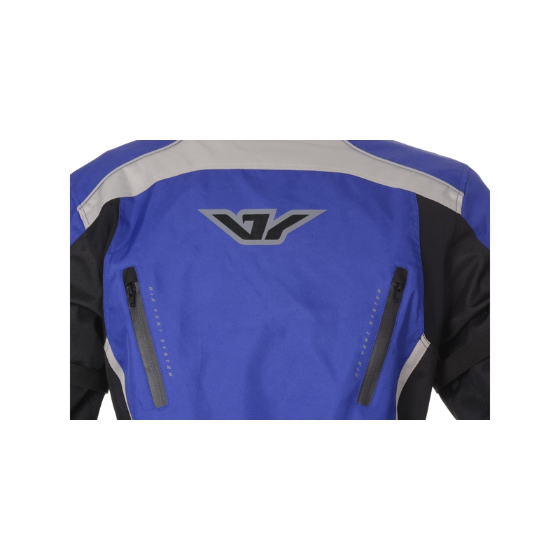 Ayrton Tonny schwarz-grau-blaue Motorradjacke
