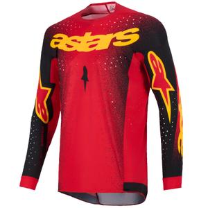 Alpinestars Supertech Scenz Motocross Trikot rot-schwarz-gelb