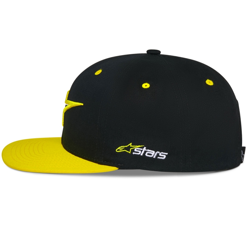 Alpinestars Thickness Snapback Cap schwarz-fluo gelb