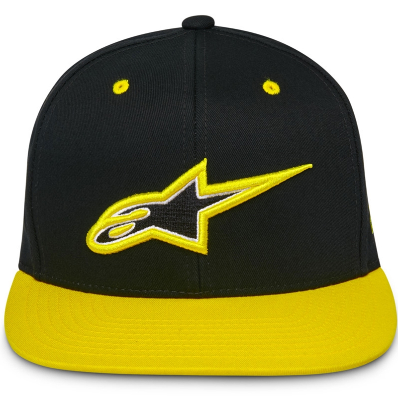 Alpinestars Thickness Snapback Cap schwarz-fluo gelb