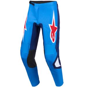 Alpinestars Fluid Grid Motocrosshose blau-rot-weiß