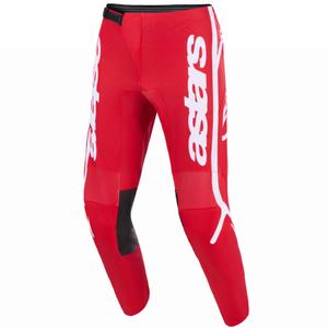 Alpinestars Fluid Apex Motocrosshose rot-weiß