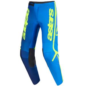Alpinestars Fluid Apex Motocrosshose blau-neongelb