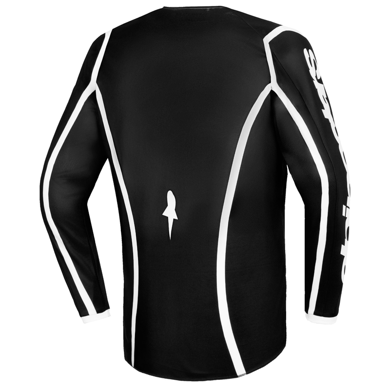 Motocross Jersey Alpinestars Fluid Apex Kinder Schwarz-Grau