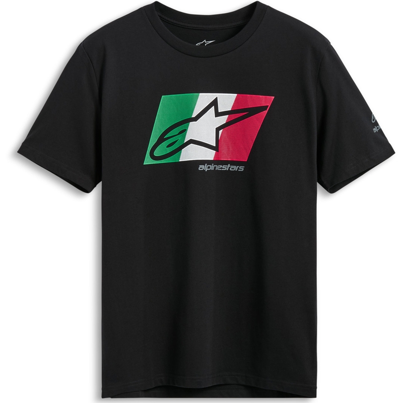Alpinestars Global CSF T-Shirt schwarz-grün-weiß-rot