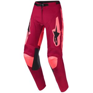 Alpinestars Racer Riway Motocrosshose dunkelrot-koralle