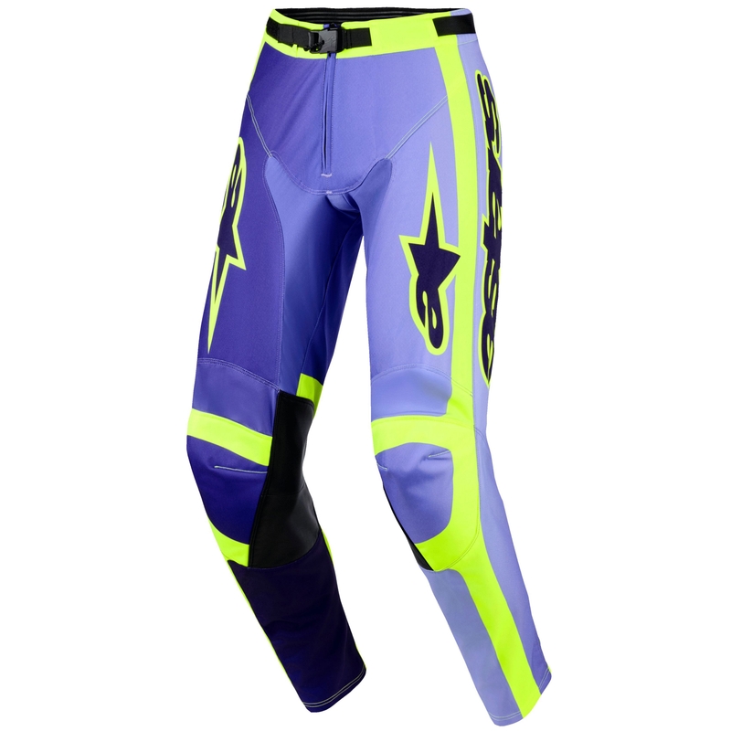 Alpinestars Racer Portl Motocrosshose lila-neongelb