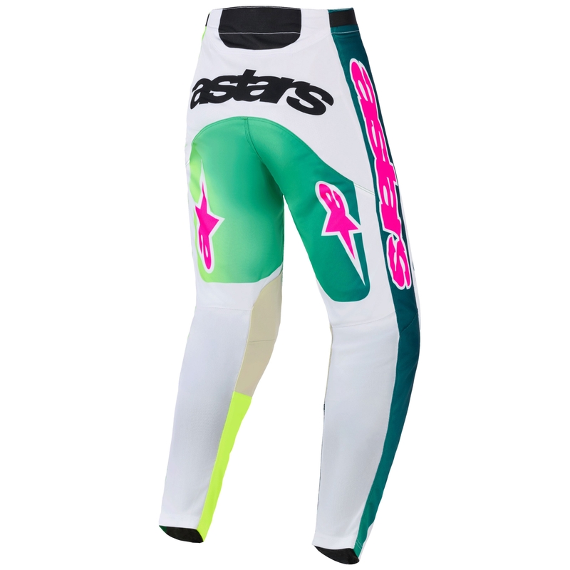 Alpinestars Racer Portl Motocrosshose grün-weiß-schwarz