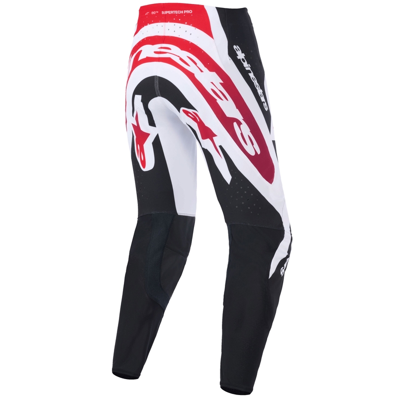 Alpinestars Supertech Pro Vista Motocrosshose schwarz-rot-weiß