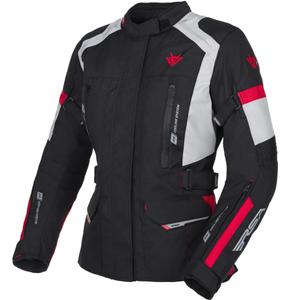 Damen Motorradjacke RSA EXO 2 schwarz-grau-rot