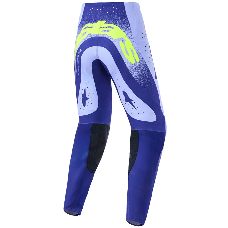 Alpinestars Supertech Scenz Motocrosshose lila-neongelb