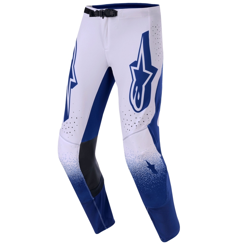Alpinestars Supertech Scenz Motocrosshose hellgrau-dunkelblau