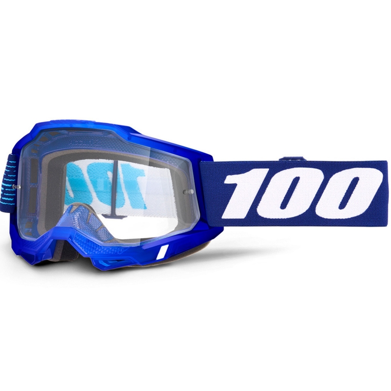 100% Accuri 2 2028 Motocross-Brille mit klarem Plexiglas