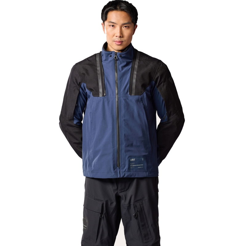Revit Component 3 H2O Motorradjacke schwarz-dunkelblau