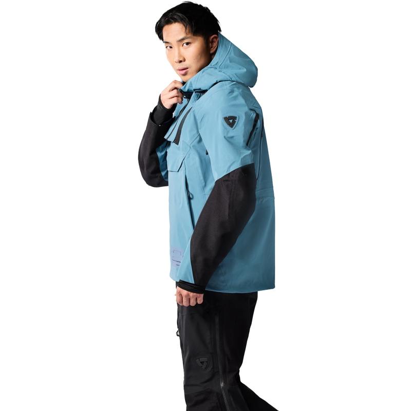 Revit Blackwater 3 H2O Motorradjacke blau-schwarz