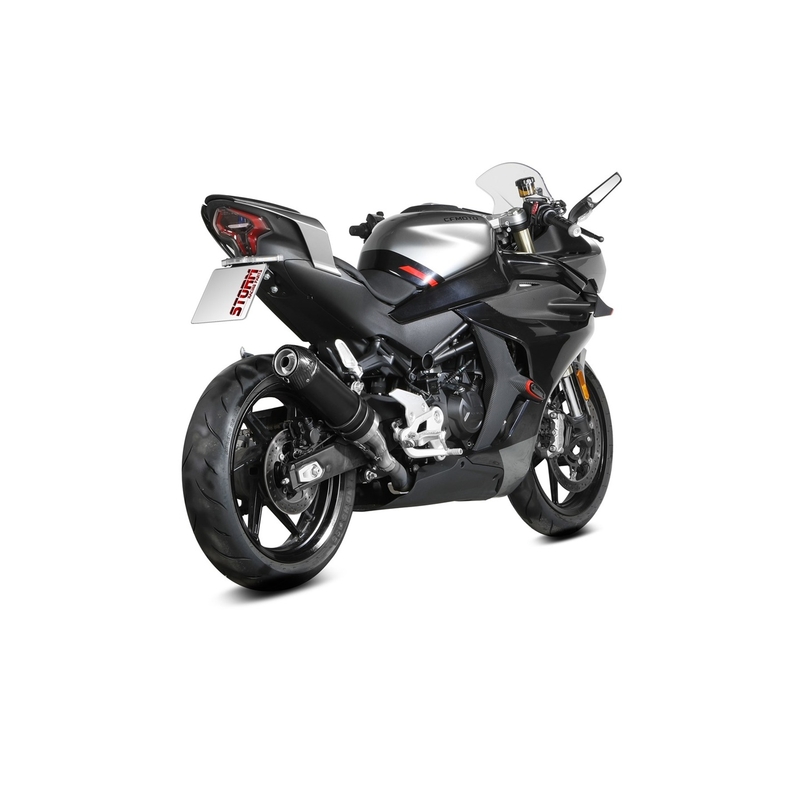 Auspuffendstück STORM GP Black with carbon cap