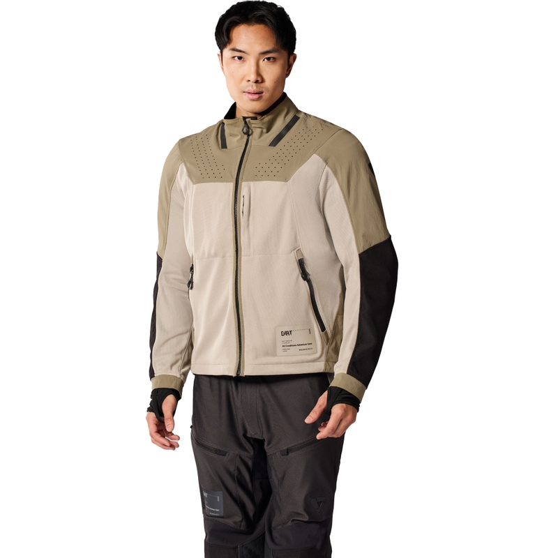 Revit Territory 2 Motorradjacke sandgrün
