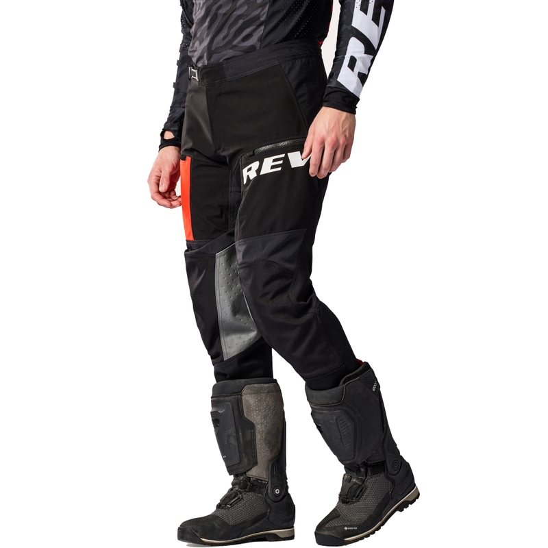 Revit Lejano Motorradhose schwarz-rot