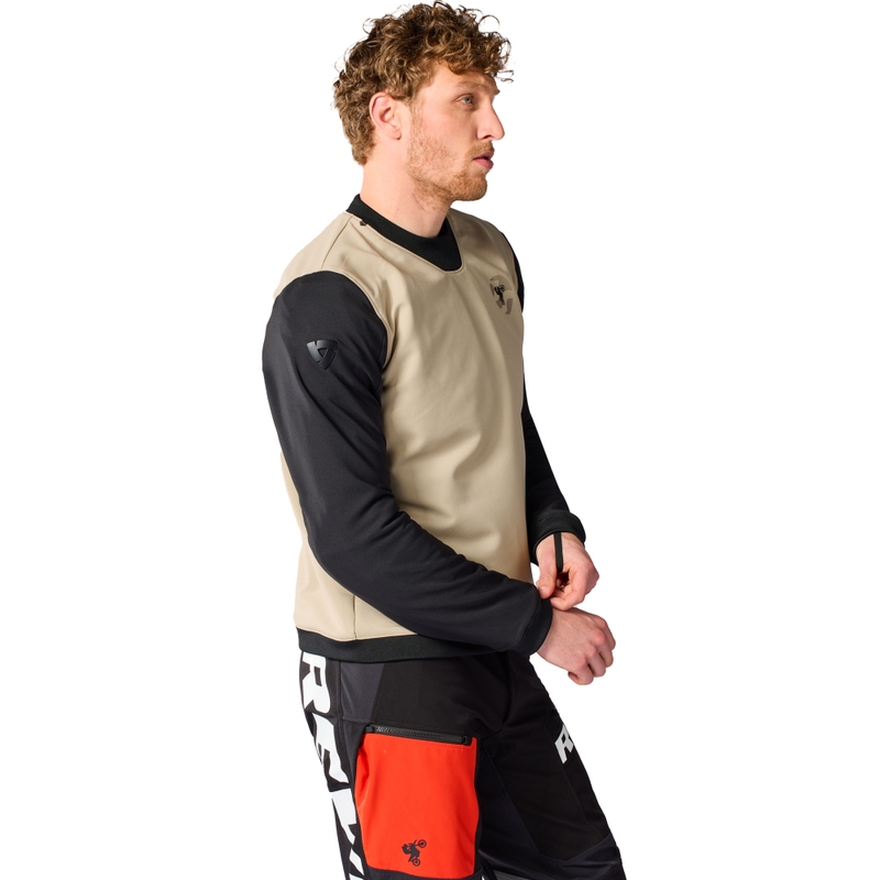 Revit Trazada Motorrad-Sweatshirt Sand