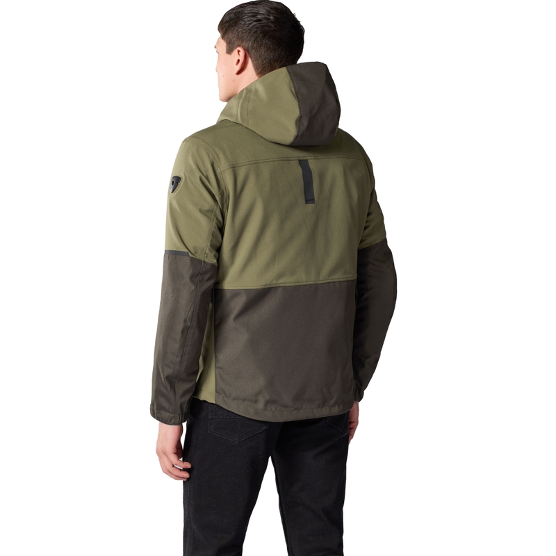 Revit Traffic 2 H2O Tarmac Motorradjacke grün