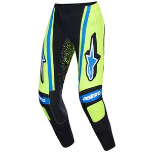 Alpinestars Techstar Nomur Motocrosshose dunkelblau-fluo gelb-blau