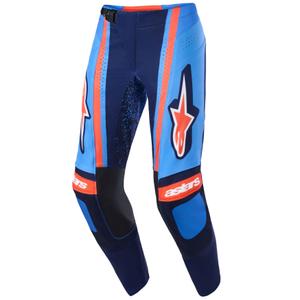 Alpinestars Techstar Nomur Motocrosshose dunkelblau-orange-blau