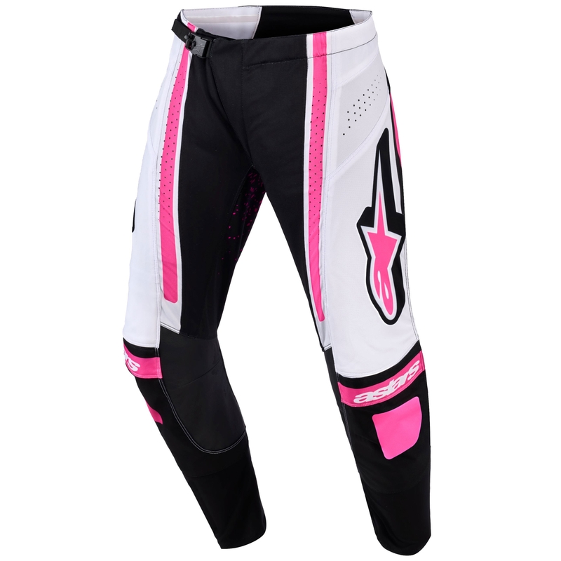 Alpinestars Stella Techstar Nomur Damen Motocrosshose schwarz-weiß-pink