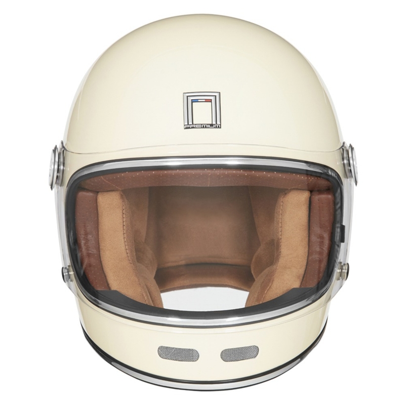 Integralhelm Motorrad NOX PREMIUM Revenge cremeweiß